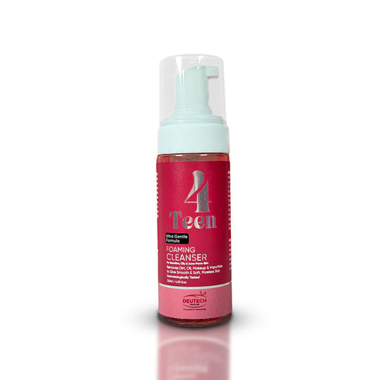 Best Skin Cleanser for Acne, Oil Control and Daily Glow | Discover the Power of 4 Teen Foaming Cleanser - 4 Teen Foaming Cleanser