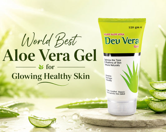 World Best Aloe Vera Gel for Glowing Healthy Skin - Deu Vera Pure Aloe Vera Gel