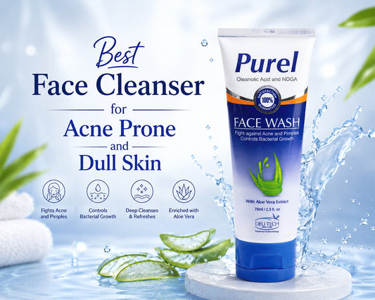 Best Face Cleanser for Acne Prone and Dull Skin - Purel Anti Acne Face Wash