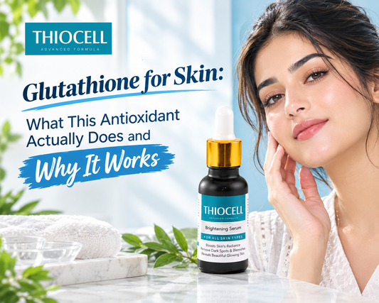 Glutathione for Skin: What This Antioxidant Actually Does and Why It Works - Thiocell Brightening Serum