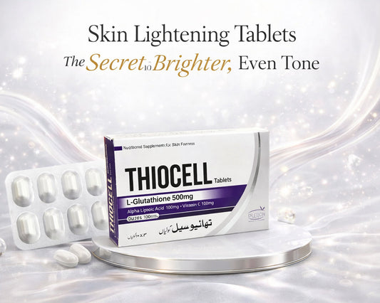 Skin Lightening Tablets, The Secret to a Brighter, Even Tone - Tab Thiocell