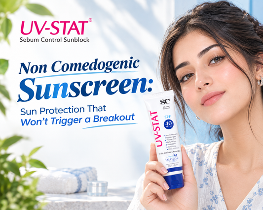 Non Comedogenic Sunscreen: Sun Protection That Won't Trigger a Breakout - UV Stat SC Gel SPF 40