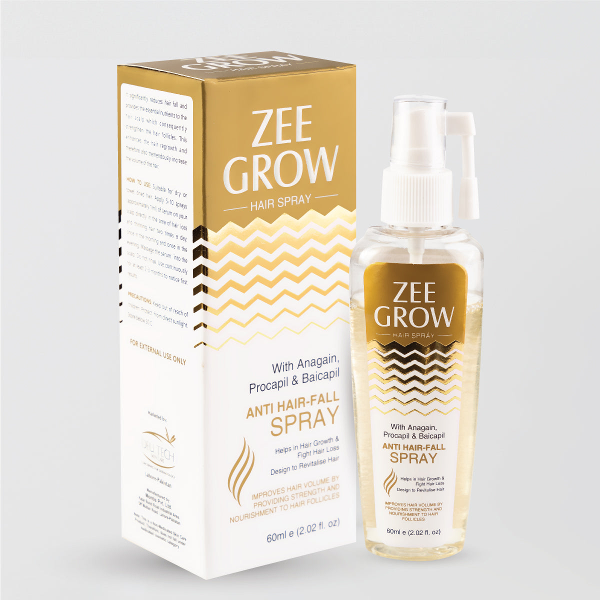 Zee Grow Hair Spray – Deutech
