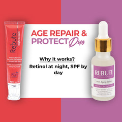 Retinol Anti-Aging Serum and Night Cream for Youthful Skin