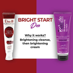 Skin Brightening Face Wash and Cream for Even Skin Tone