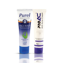 Anti Acne Face Wash and Pimple Cream for Clear Skin