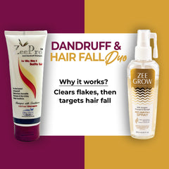 Anti Dandruff Shampoo and Hair Fall Treatment Spray
