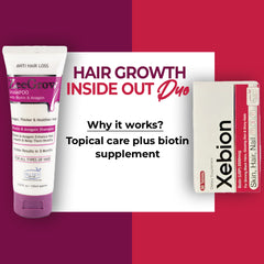 Biotin Supplement and Anti Hair Fall Shampoo for Hair Growth