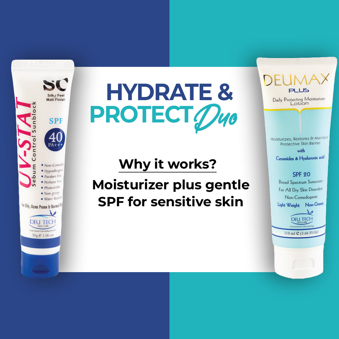 Hyaluronic Acid Moisturizer with SPF 40 Gel Sunscreen