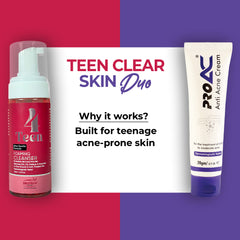 Teenage Acne Foaming Cleanser and Pimple Cream