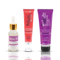 Anti Aging Kit with Retinol Serum, Night Cream and Face Wash