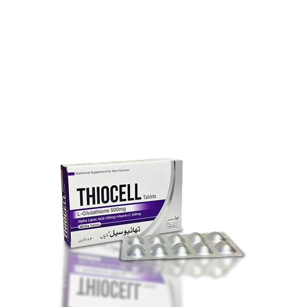 Tab Thiocell for Glowing & Whitening – Skin Whitening Tablets – Deutech Skincare